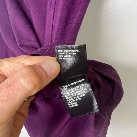 Zella Purple Active Wear Tee Shirt - Picture 3 of 7